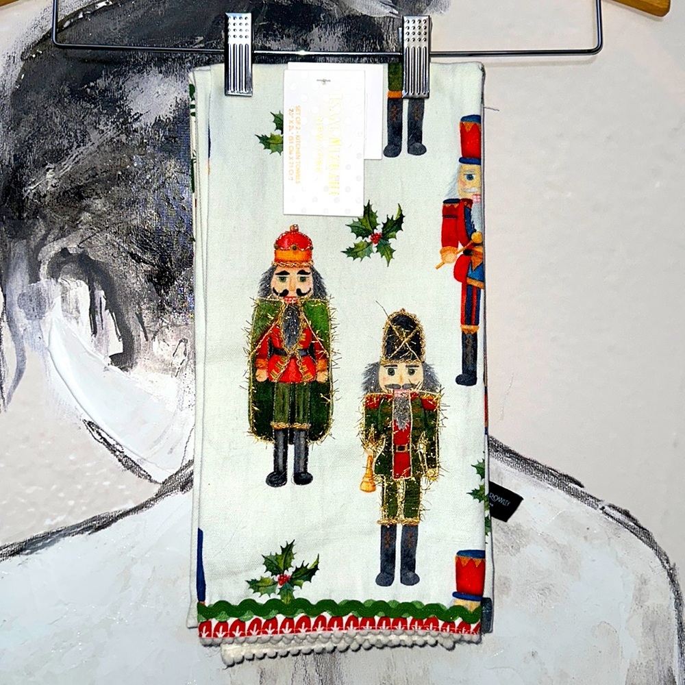 Nutcracker kitchen towels